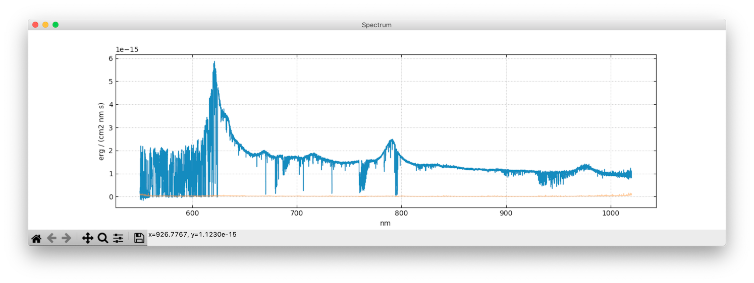 Using the GUI | Astrocook